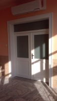 Drzwi podwójne białe.
